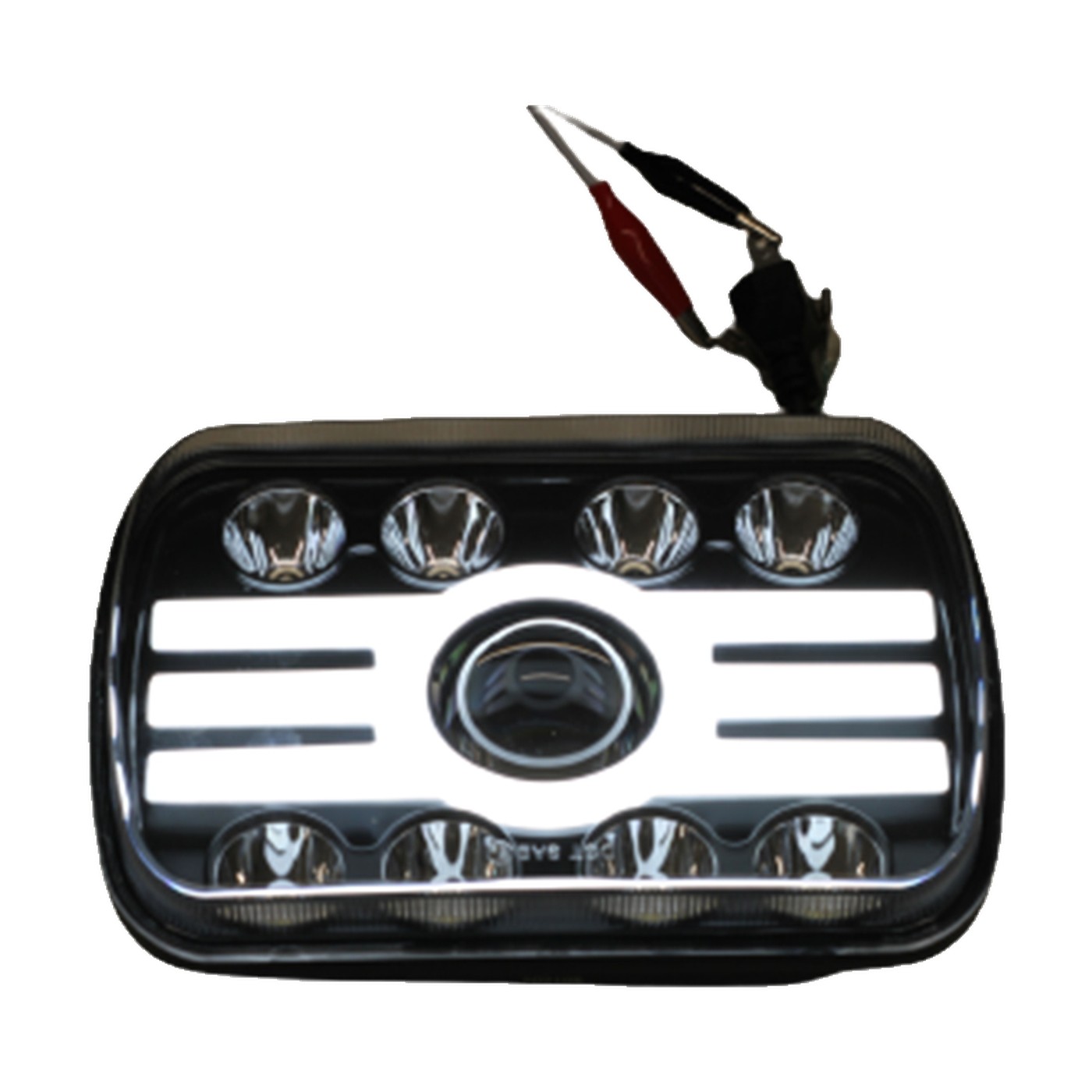 Faro Auxiliar Led Rectangular 16 Leds 34w 4 Funciones Alta Y Baja Lux Led