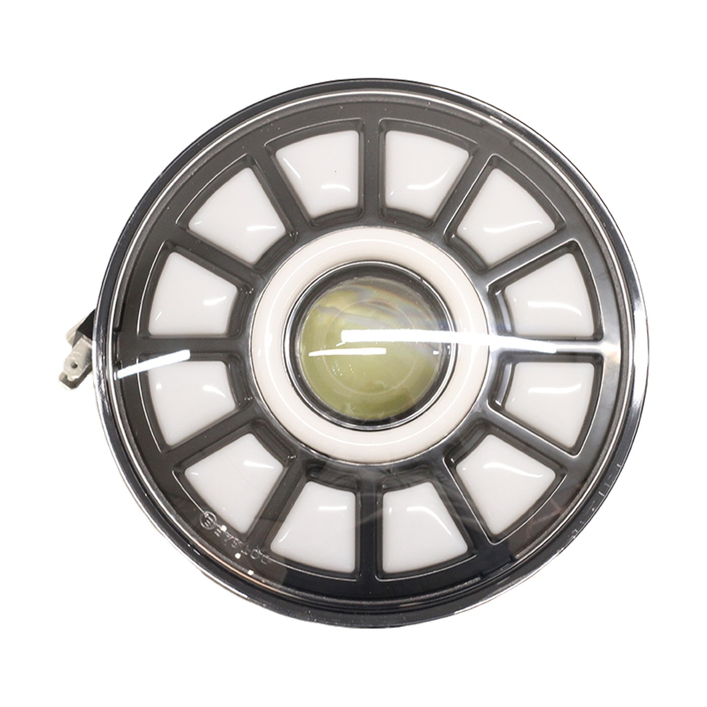 Faro Led Redondo 7 Pulgadas 40w Led De Alta Potencia Drl Blanco Y Ambar Alta Baja Lux Led