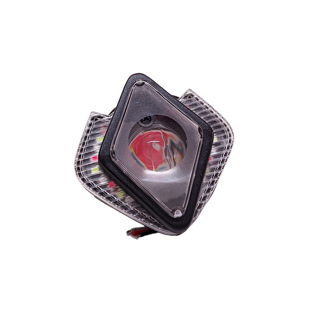 Faro Auxiliar Led 50w 9v 36v Luz Blanca Con Luz Multicolor Lateral Lux Led Off Road
