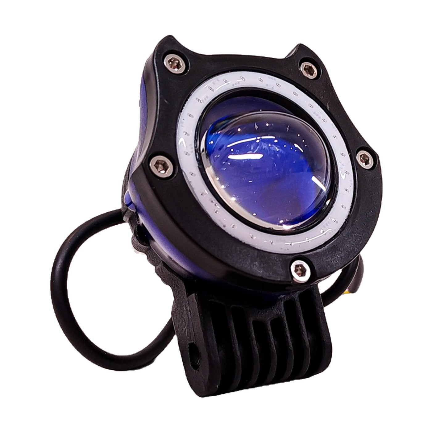 Faro Auxiliar Led 40w 9v 36v Flash Ojo De Angel Azul 58x60x100 Mm Lux Led