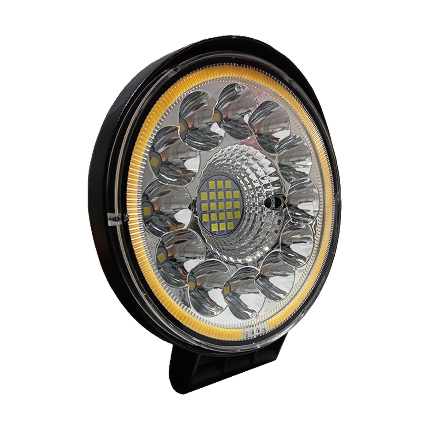 Faro Auxiliar Led Redondo 33 Leds 99w Luz Blanca Baja Y Flash Lux Led