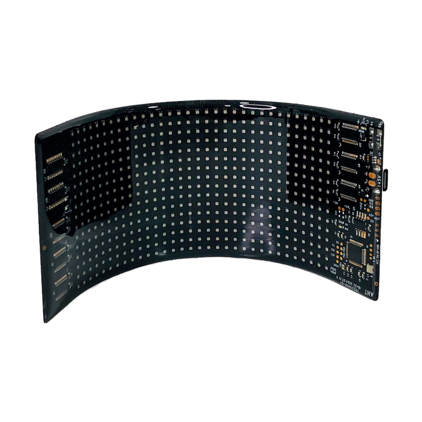 Panel Led Rgb Para Parabrisas Luneta 16x32 Pixeles 7x17 Cm Usb Bluetooth App 12v 24v Lux Led