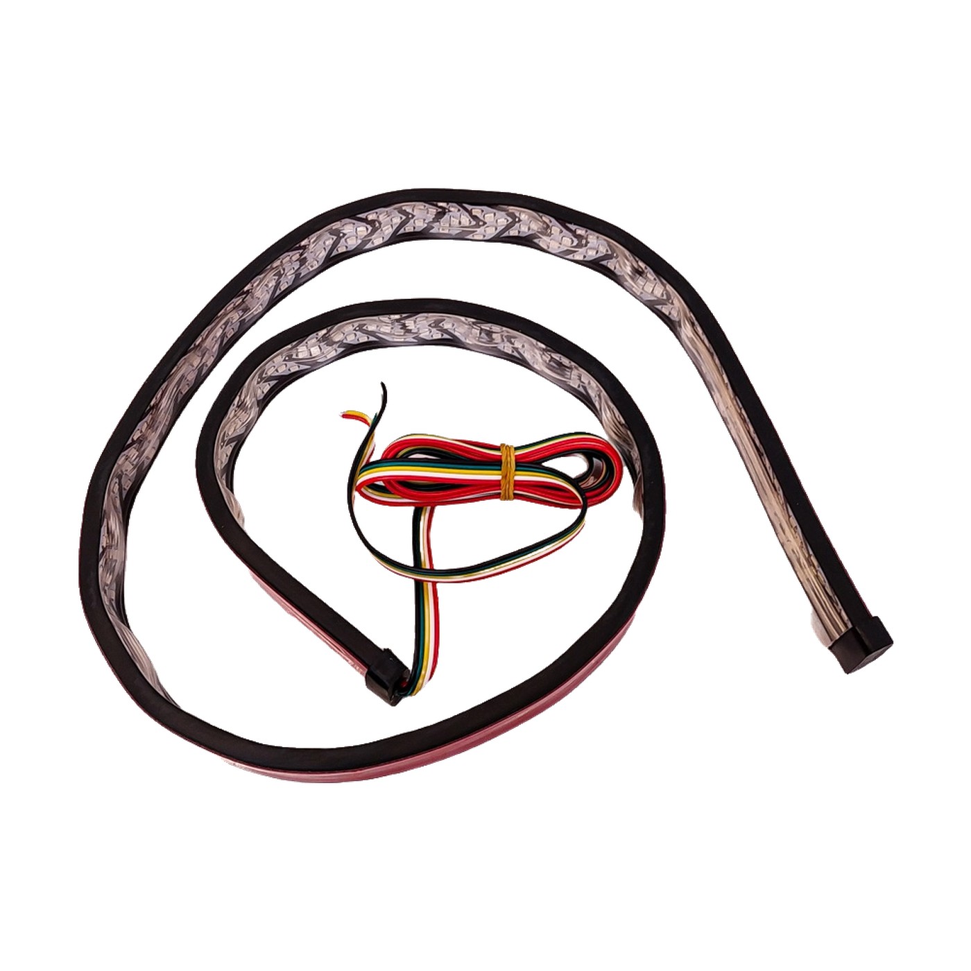 Tira Led Drl Autoadhesiva Roja Flecha 120 Cm Señalizacion Lux Led
