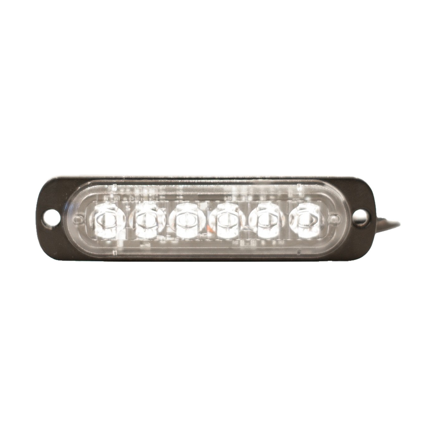 Faro Led Destellante 6 Leds 12v Azul Lux Led Parrilla Paragolpe Universal