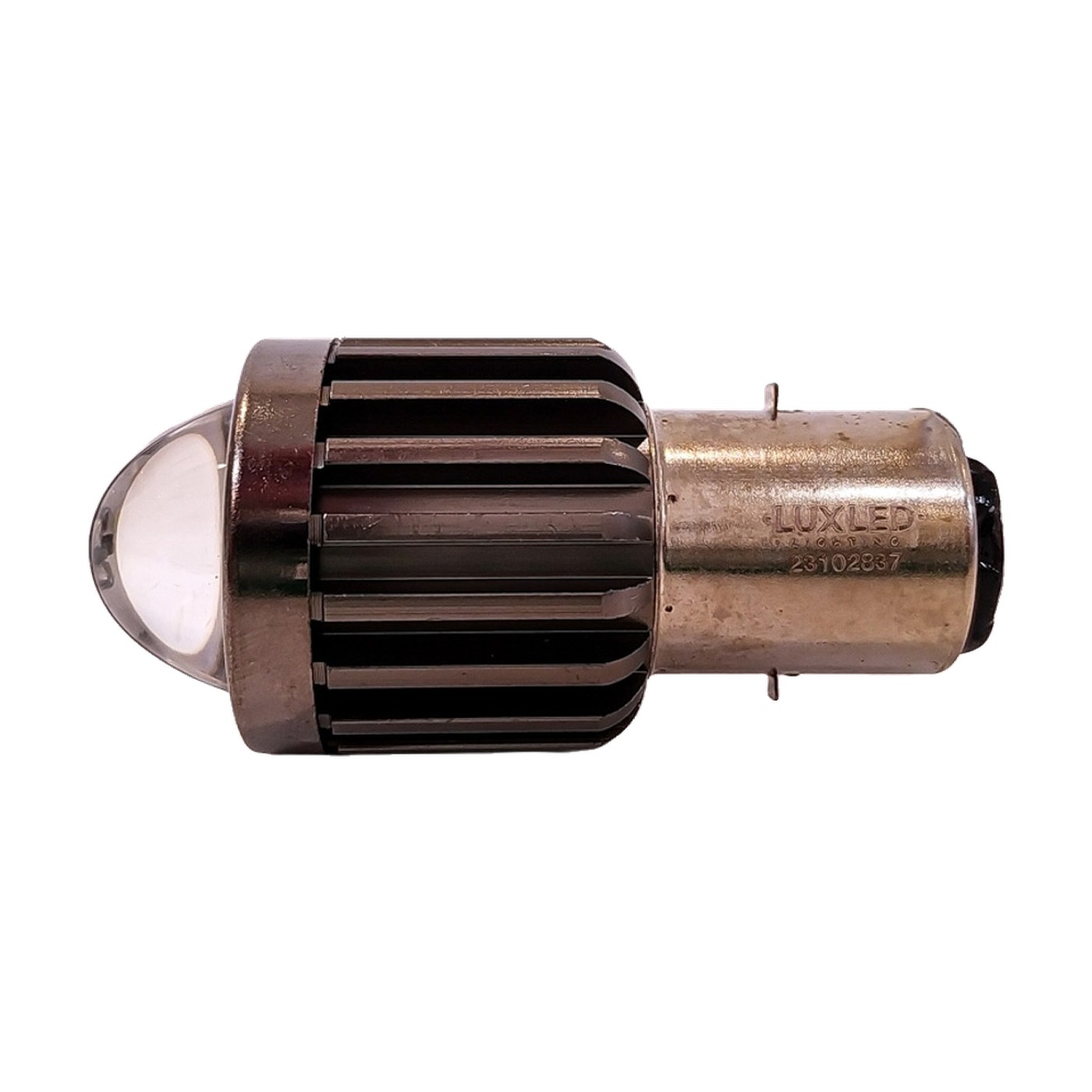 Lampara Led H6 Para Moto Blanca Y Ambar Funcion Combinada 12v 15w Lux Led G4
