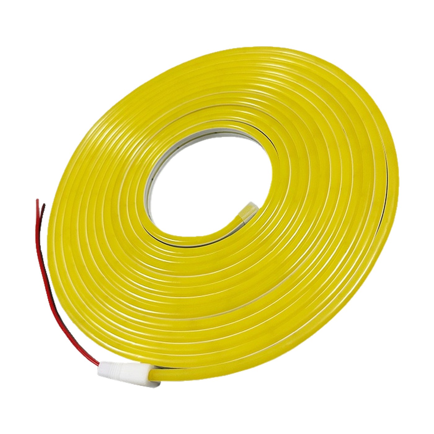 Rollo Led Neon Flexible Ultra Brilloso 5 Metros Amarillo 12v Lux Led