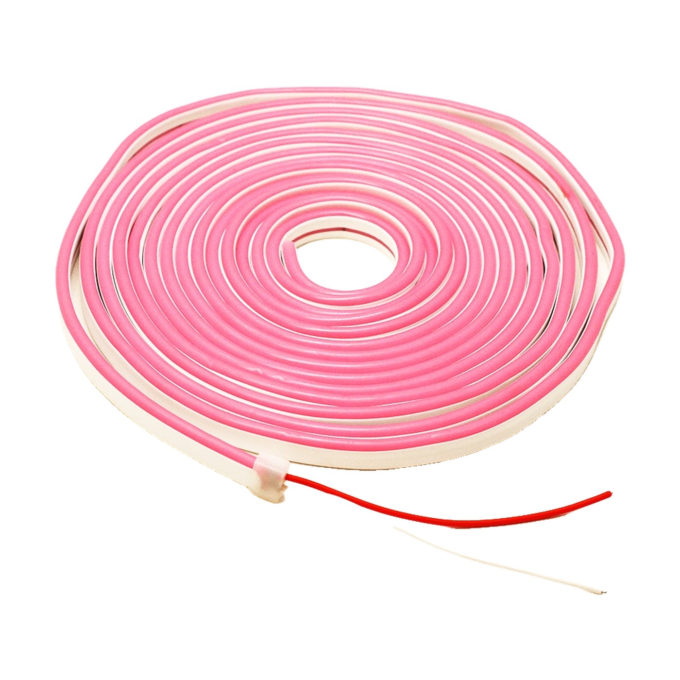 Rollo Tira Led Neon 5 Metros Ultra Brillosa Luz Rosa 12v Lux Led
