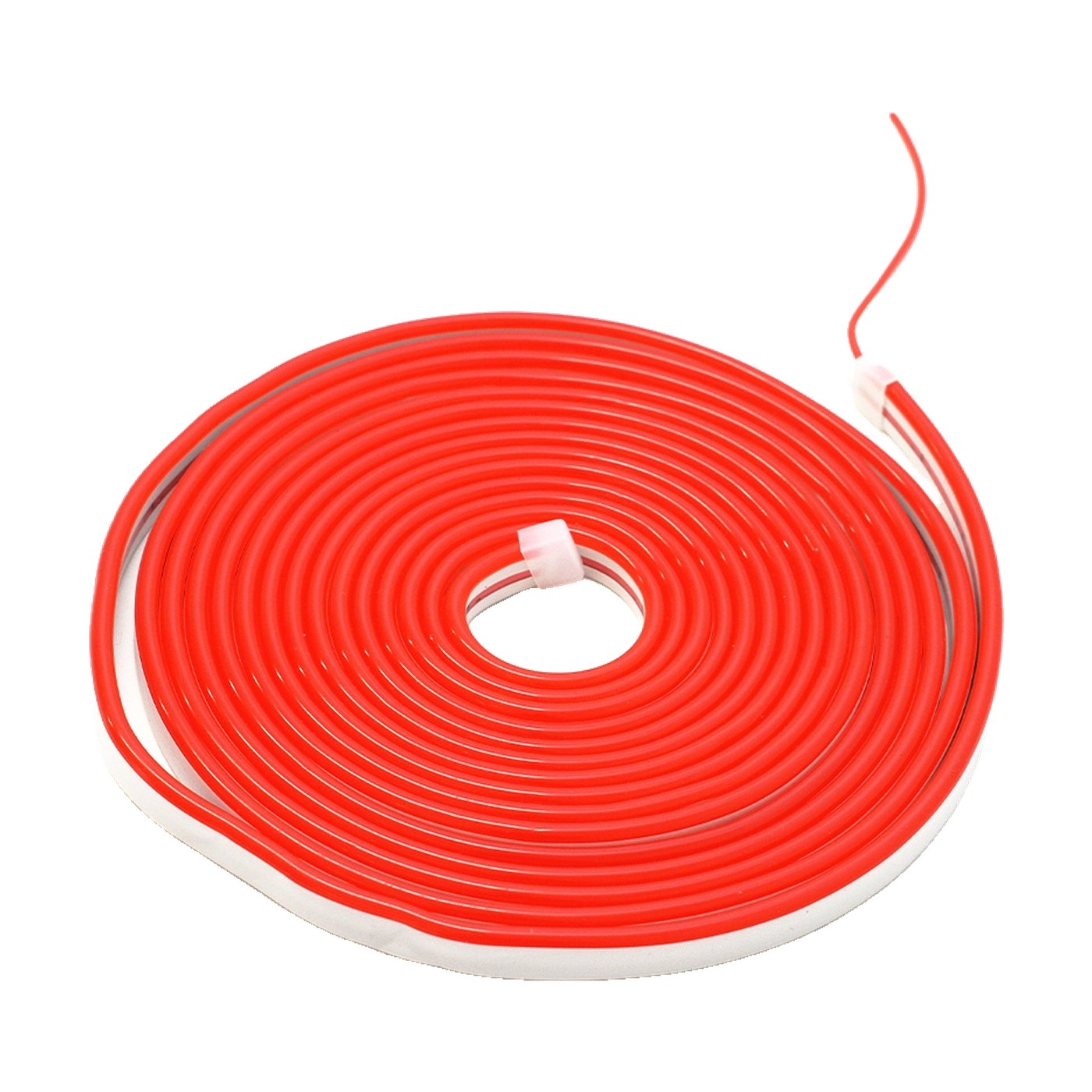 Rollo Tira Led Neon 5 Metros Ultra Brillosa Luz Rojo 12v Lux Led