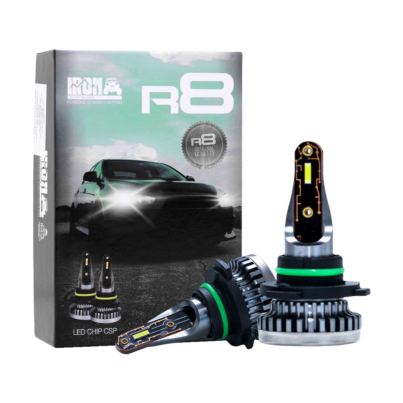 Kit Lamparas Led 9005 Hb3 Dodge Journey Iron Led R8 Slim 42w 12v Luz Alta