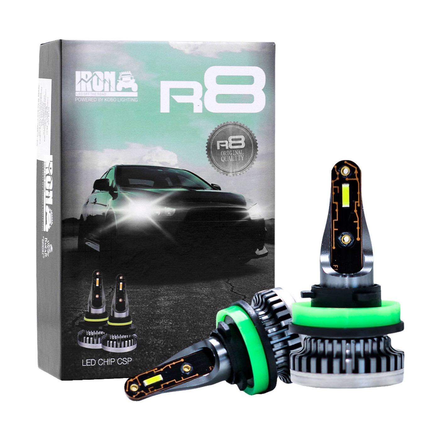 Kit Lamparas Led H11 Jeep Compass Iron Led R8 Slim 42w 12v Antiniebla
