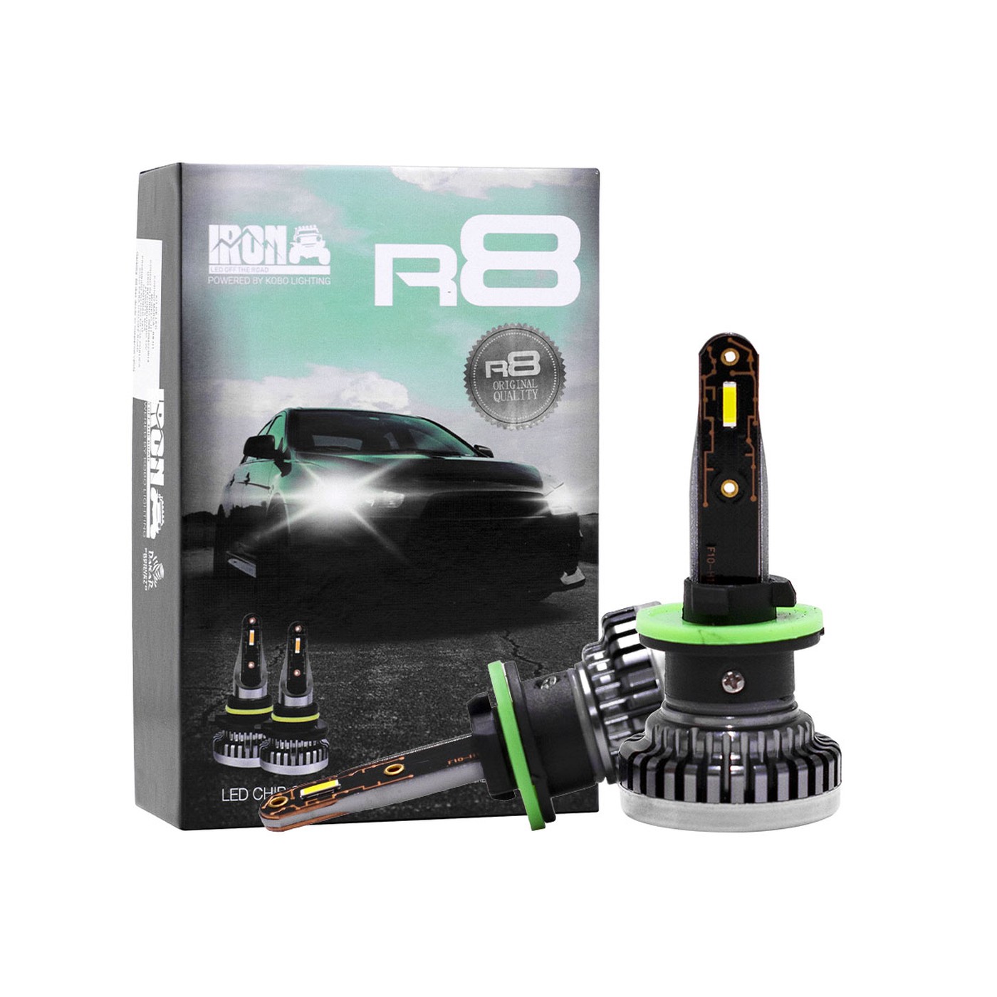 Kit Lamparas Led H27 Santa Fe Tucson I10 Iron Led R8 Slim 42w 12v Antiniebla