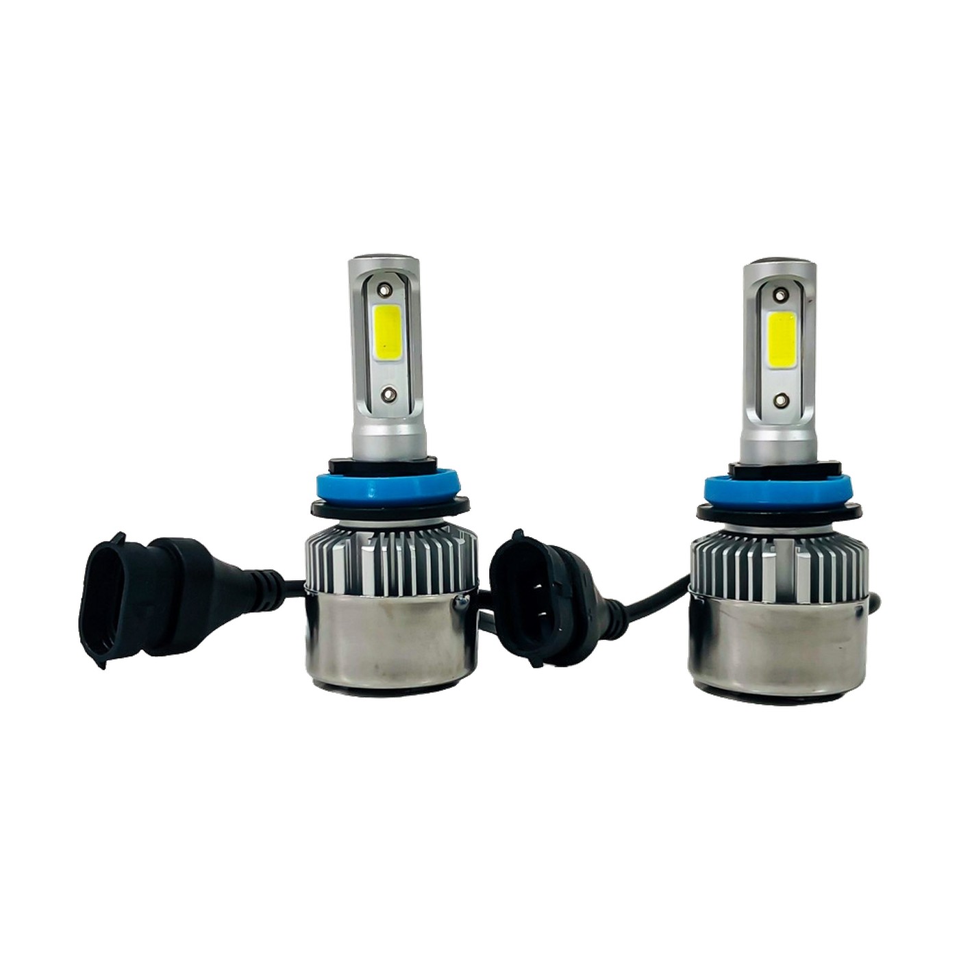 Kit Lamparas Led Lux Led S6 Alta Definicion Con Cooler Chip Cob 32000lm 12v H11