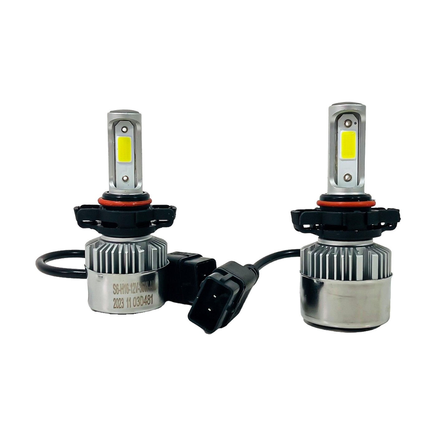 Kit Lamparas Led H16 Lux Led S6 Alta Definicion Cooler 32000lm 12v Para Faro
