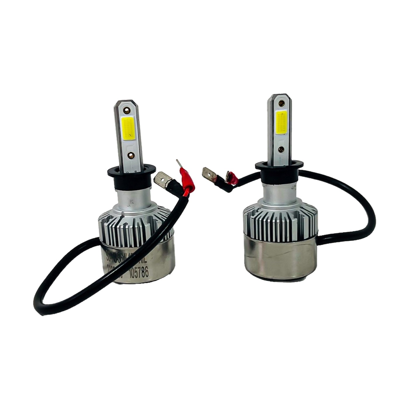 Kit Lamparas Led Lux Led S6 Alta Definicion Con Cooler Chip Cob 32000lm 12v H3