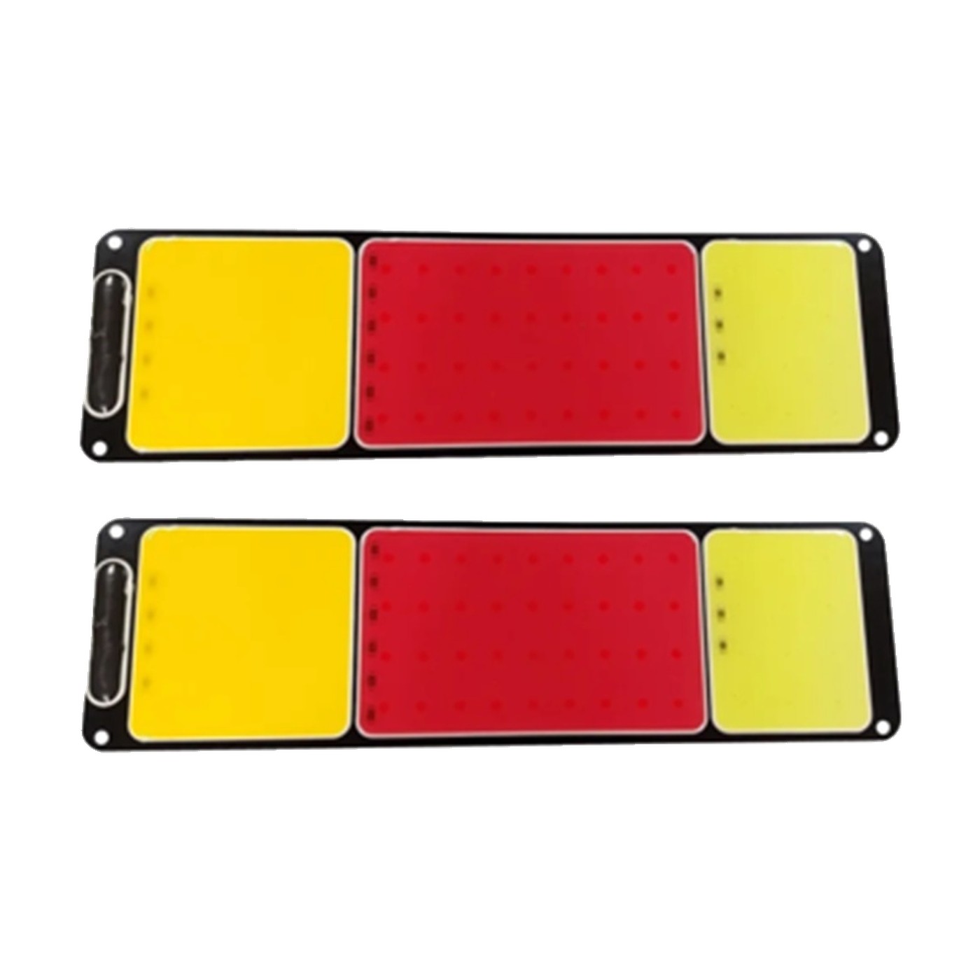 Juego Faros Traseros Led Camion Ambar Rojo Y Blanco 28x7 Cm 12v Lux Led