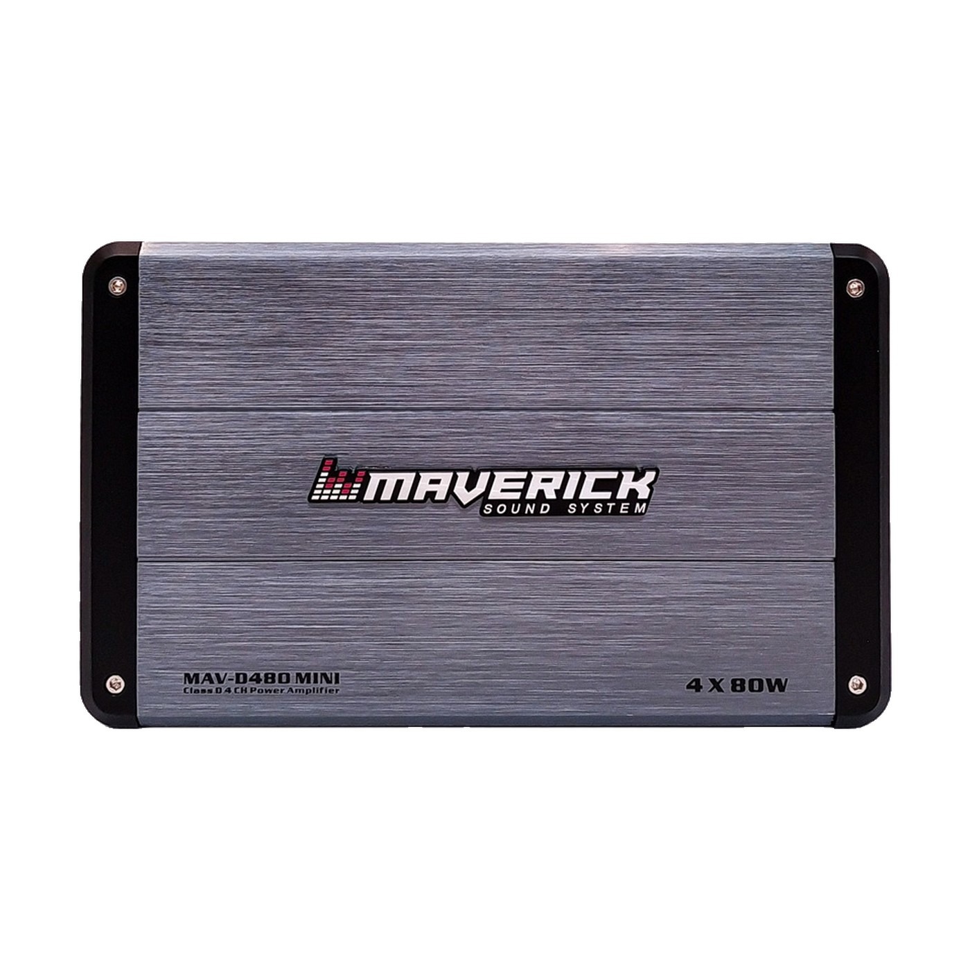 Potencia Amplificador Auto Clase D Mini 4 Canales 80w Rms Puenteable Maverick
