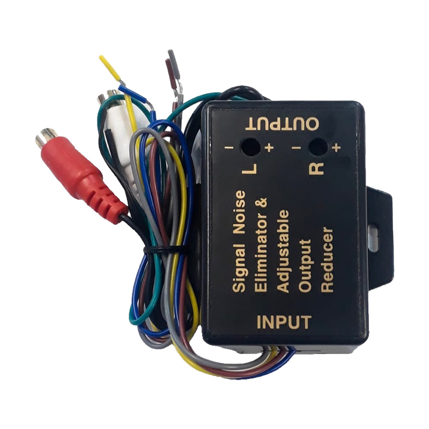 Adaptador De Impedancia Rca Universal 2 Canales Para Potencia Con Regulación De Salida Maverick