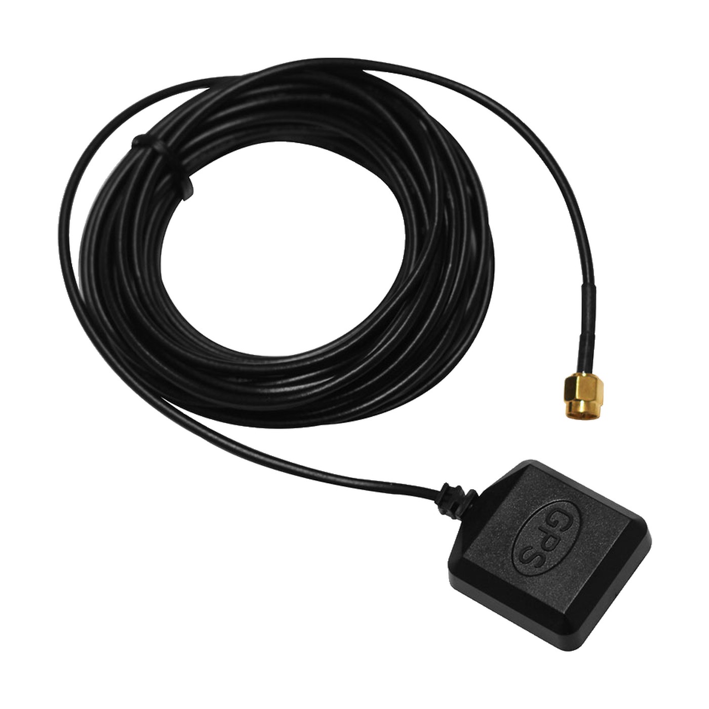 Antena Gps Para Auto Con Cable De 5 Metros Y Ficha Sma Maverick