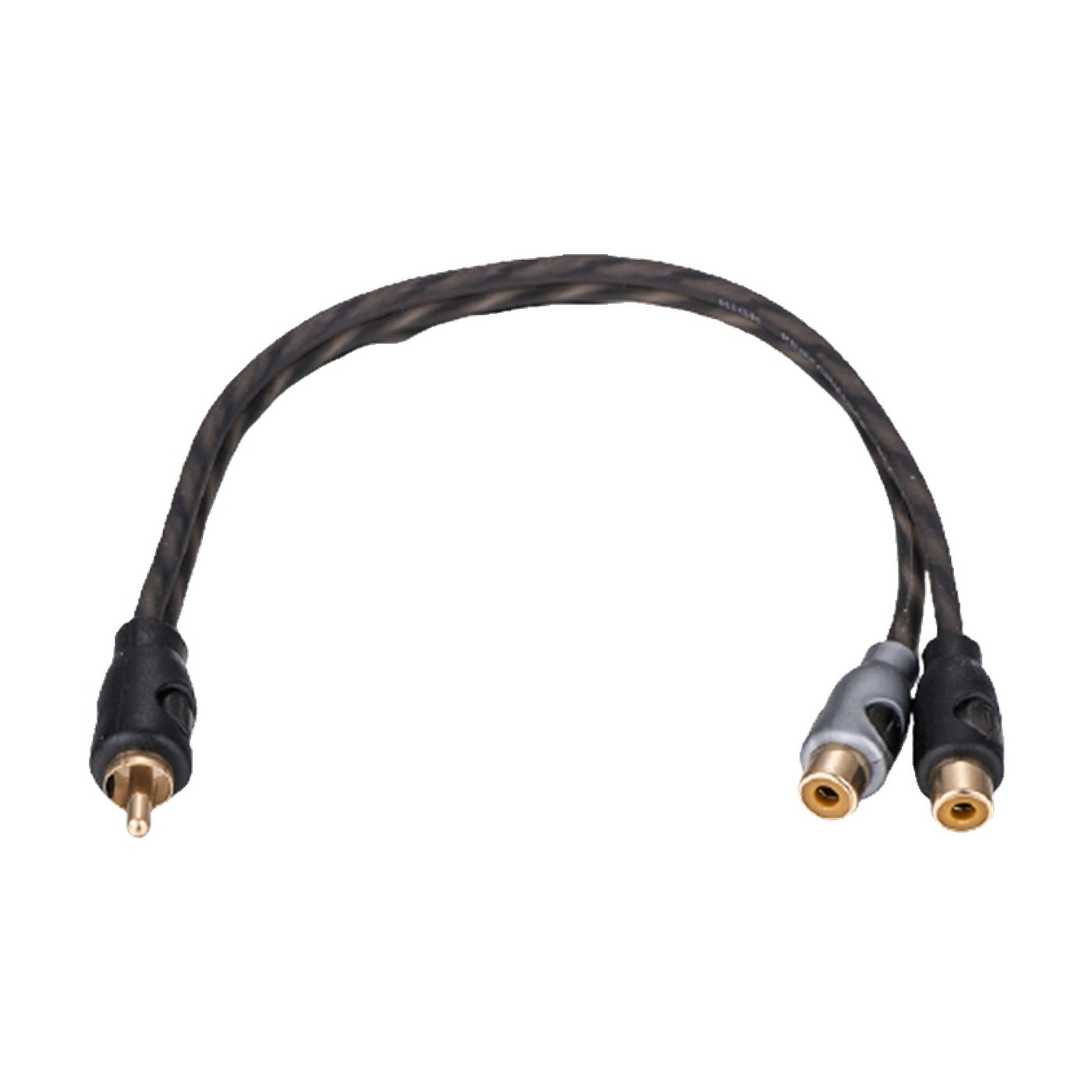 Cable Divisor Y Rca 1 Macho A 2 Hembra Para Audio Auto Potencia Maverick