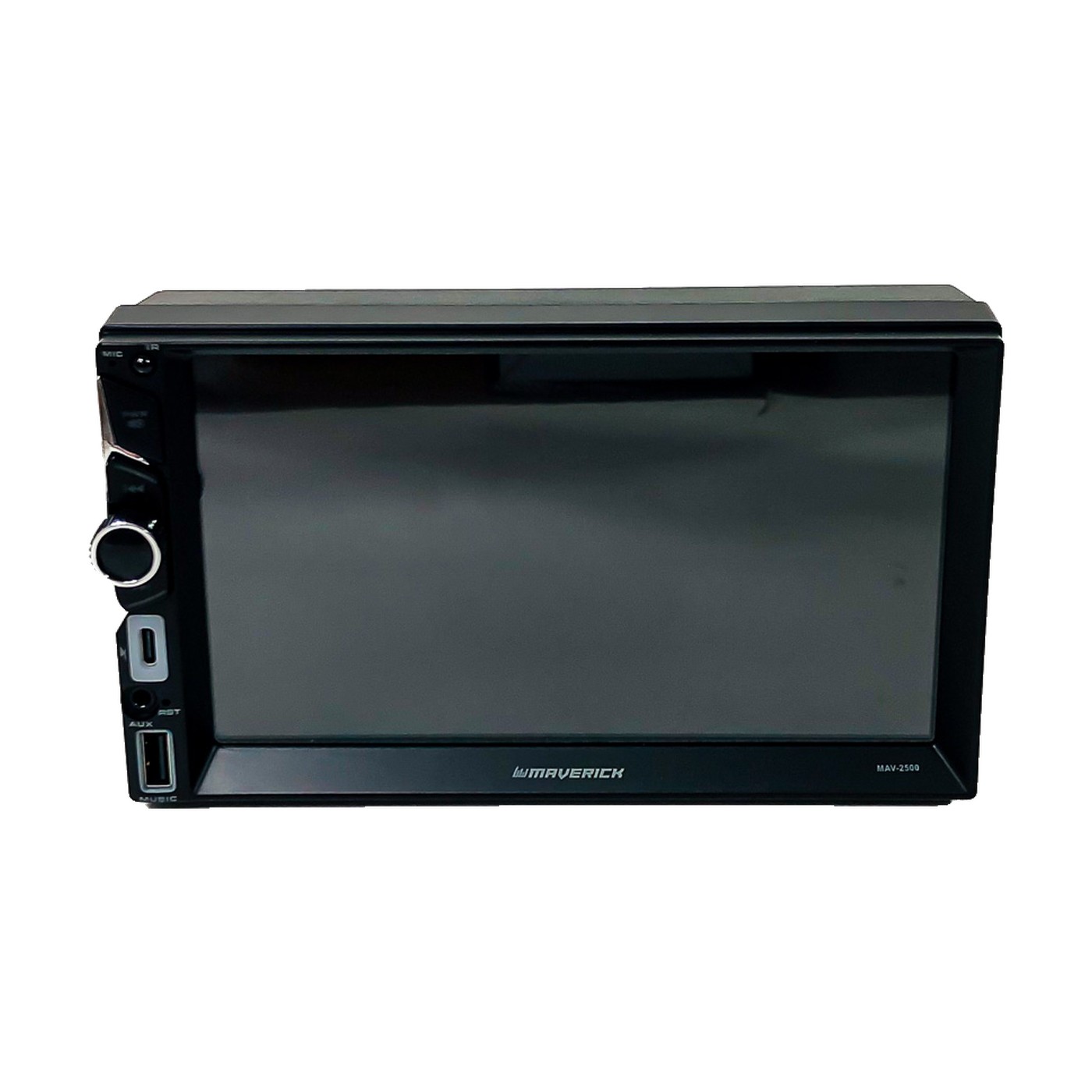 Estéreo 2 Din Carplay Android Auto Pantalla Táctil 7 Pulgadas Bluetooth Usb Cargador Tipo C Control Remoto Maverick Negro