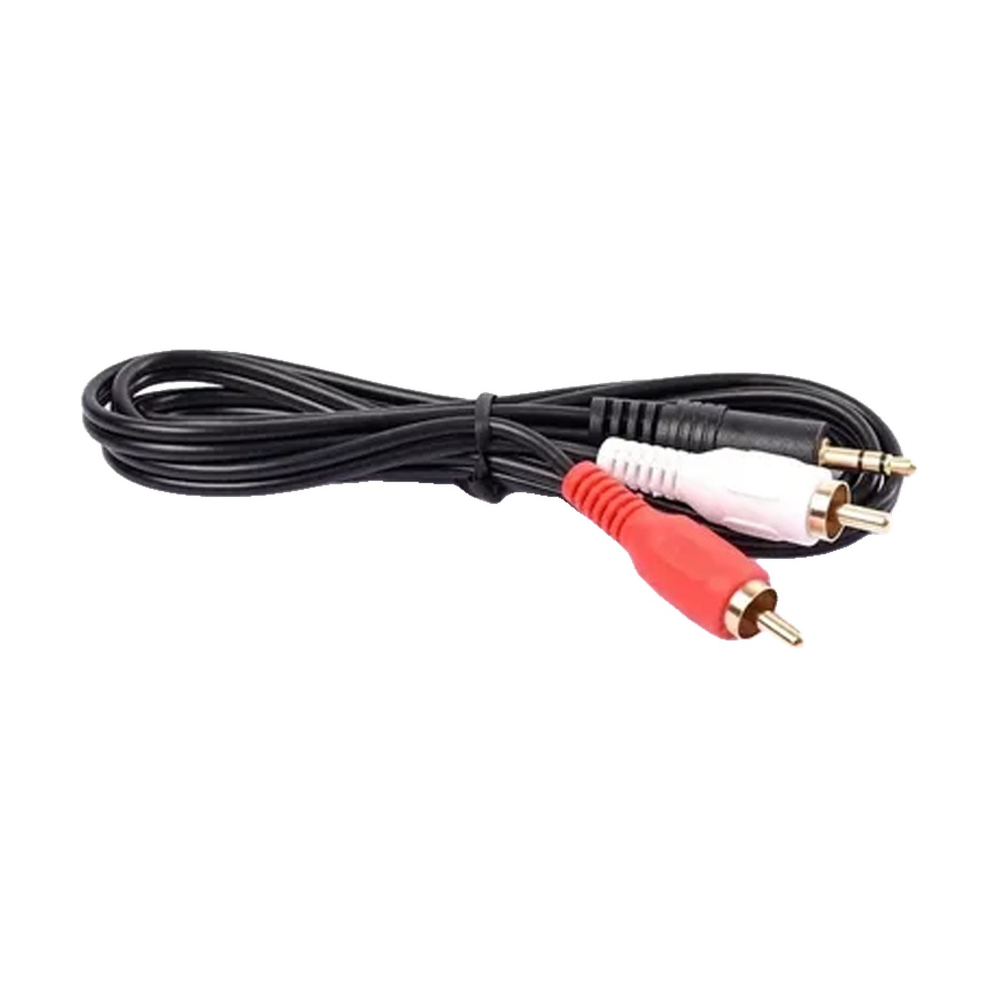 Cable Auxiliar Plug 3,5 Mm A 2 Rca Macho 1 Metro Audio Estéreo Auto Maverick