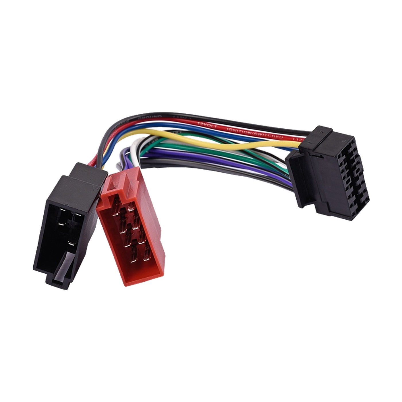 Ficha Iso Para Estéreo Jvc 16 Pines Adaptador Arnés Sin Cortar Cables Maverick