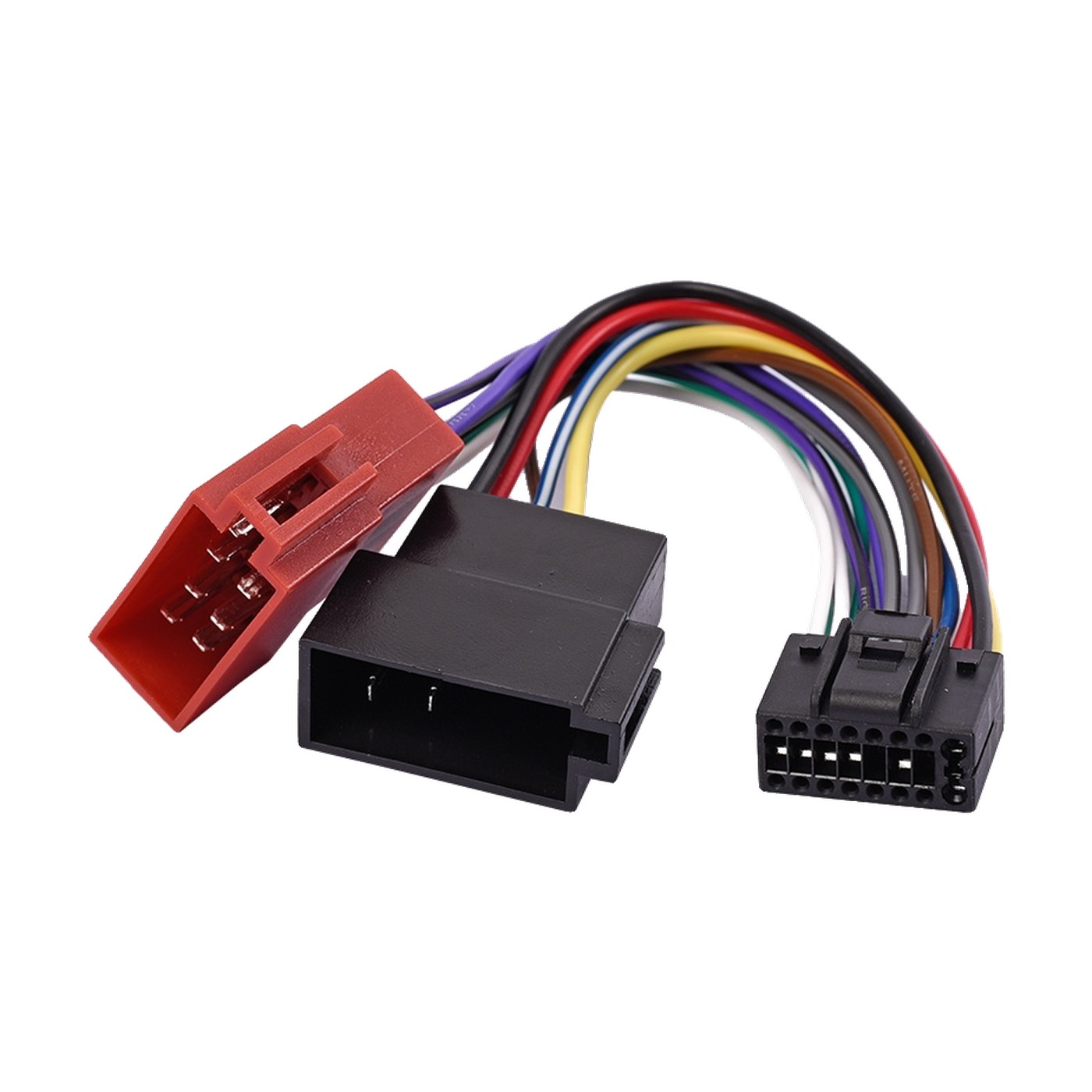 Ficha Iso Para Estéreo Kenwood 16 Pines Adaptador Arnés Sin Cortar Cables Maverick