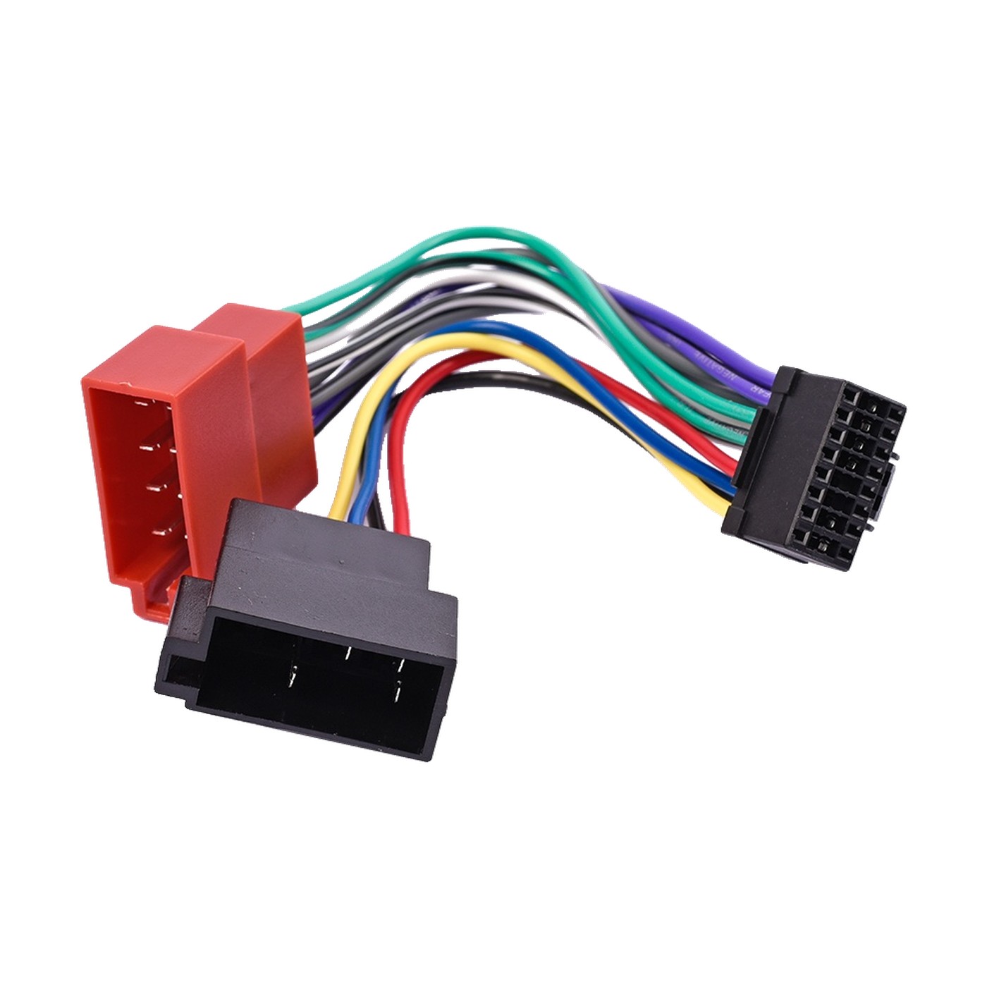 Ficha Iso Para Estéreo Panasonic 16 Pines Conector Negro Adaptador Arnés Sin Cortar Cables Maverick