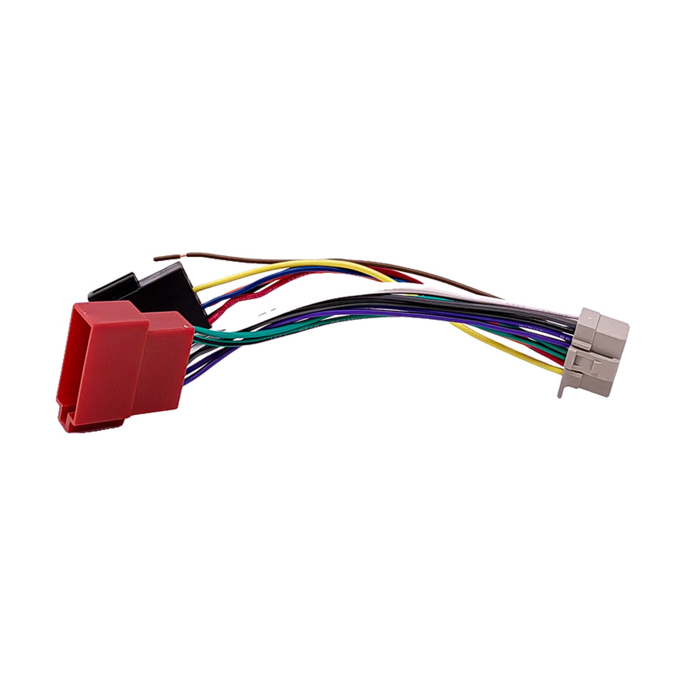 Ficha Iso Para Estéreo Panasonic 16 Pines Conector Gris Adaptador Arnés Sin Cortar Cables Maverick