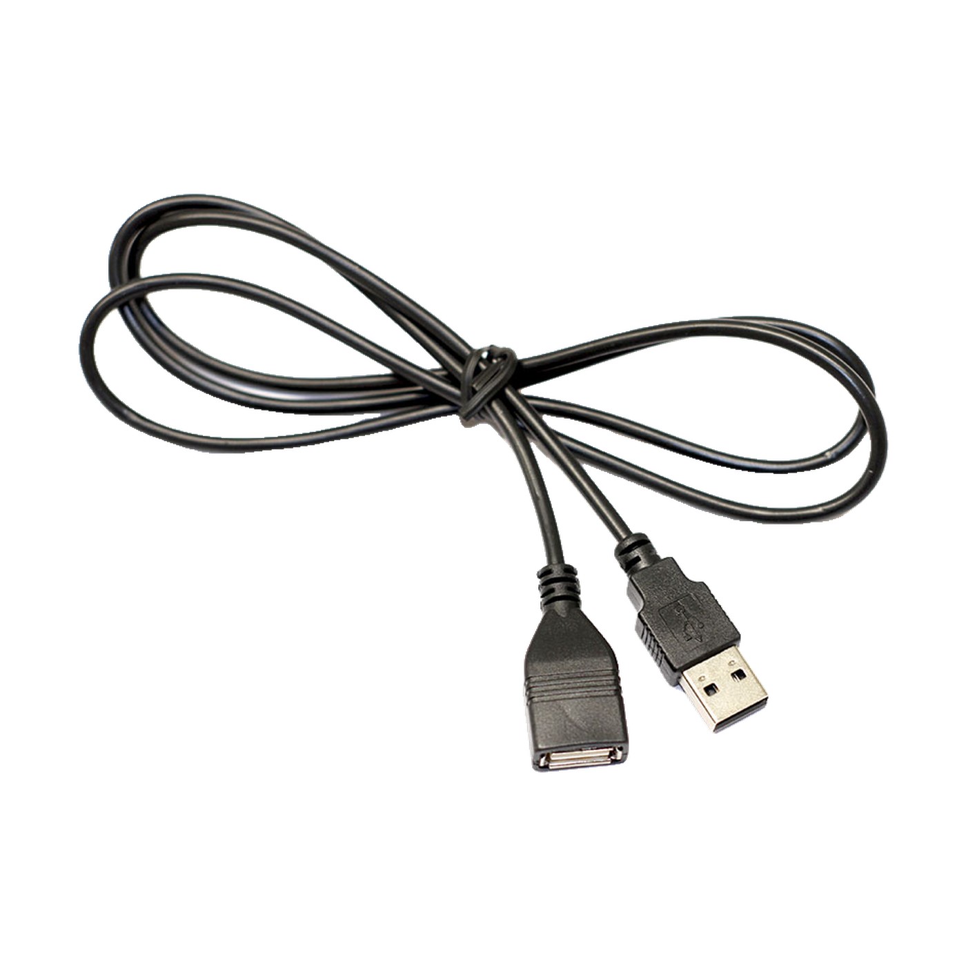 Cable Alargue Usb Macho A Hembra 1 Metro Para Estéreo Auto Maverick Negro