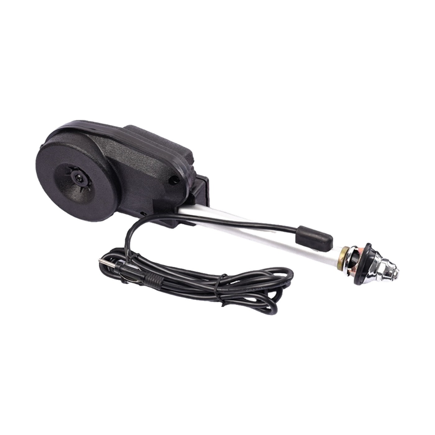 Antena Electrica Automatica Universal Para Auto Negro Y Plateado Oregon