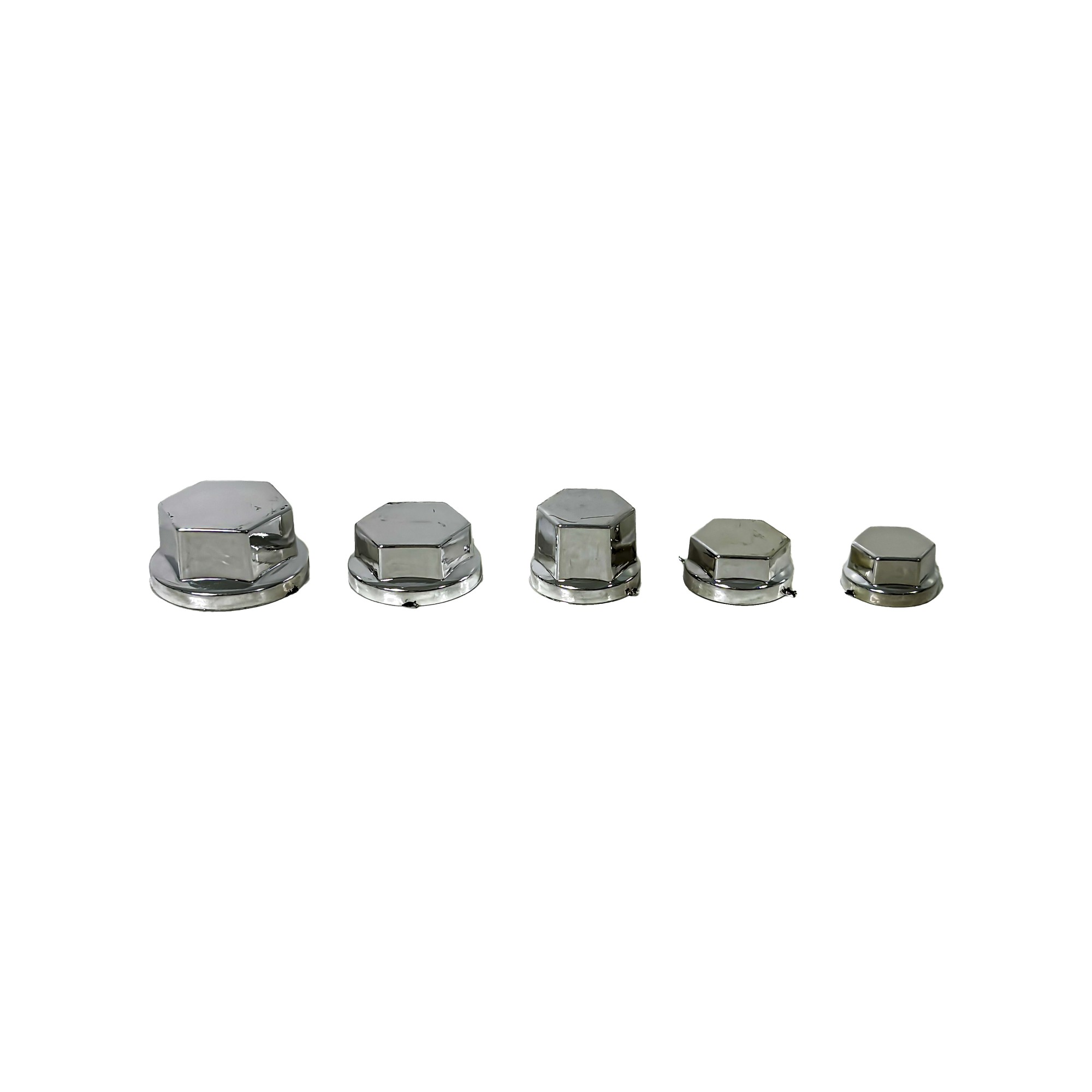 Kit 30 Cubre Tornillos Moto Cromados Plateado Oregon