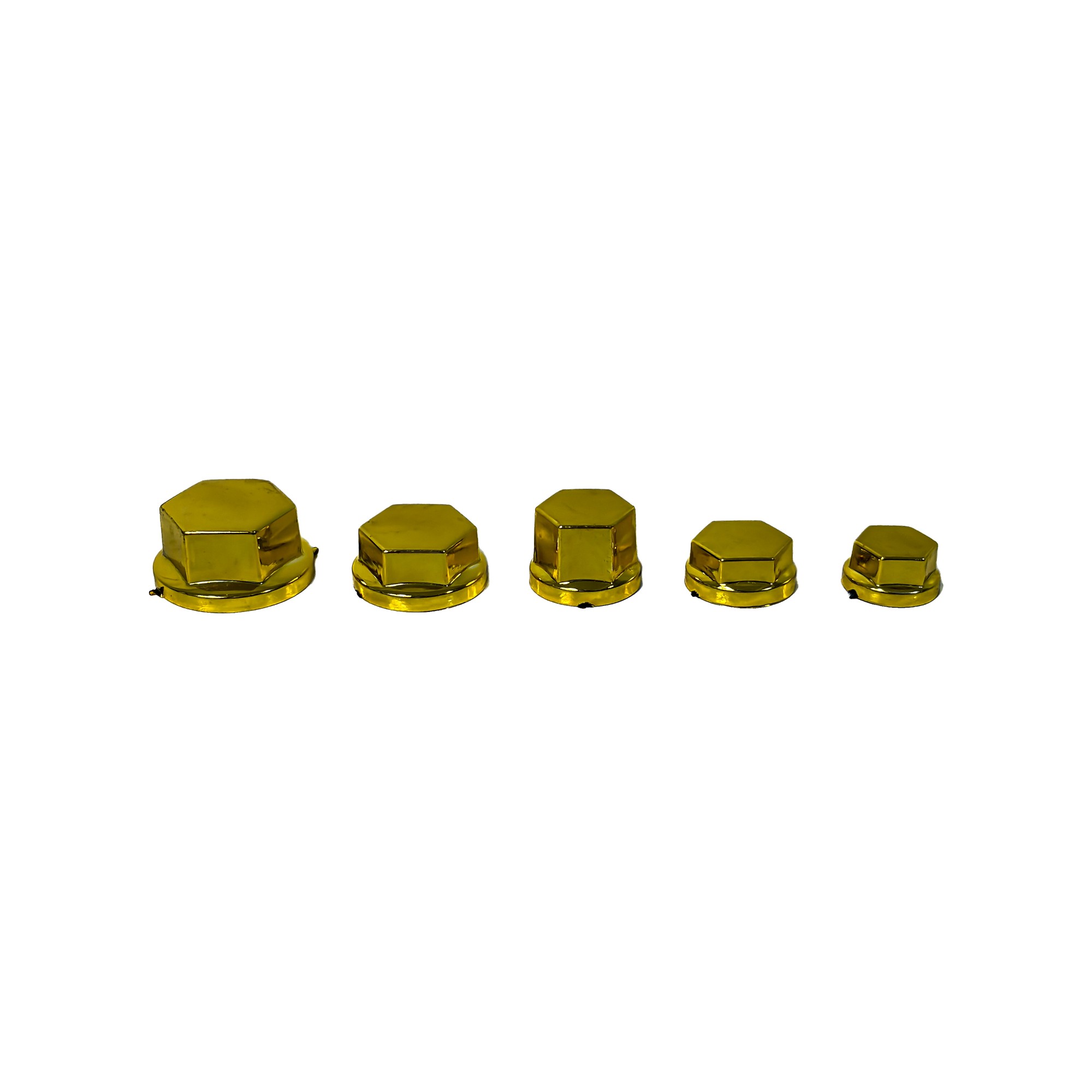 Kit 30 Cubre Tornillos Moto Universal Cromados Dorado Oregon