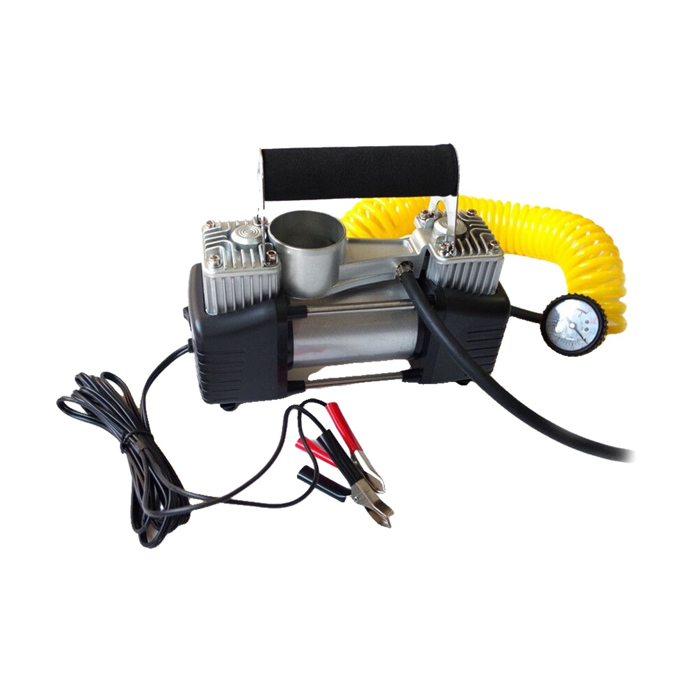 Compresor De Aire 12v 150 Psi Doble Cilindro 40 Mm 35a Para Auto Oregon