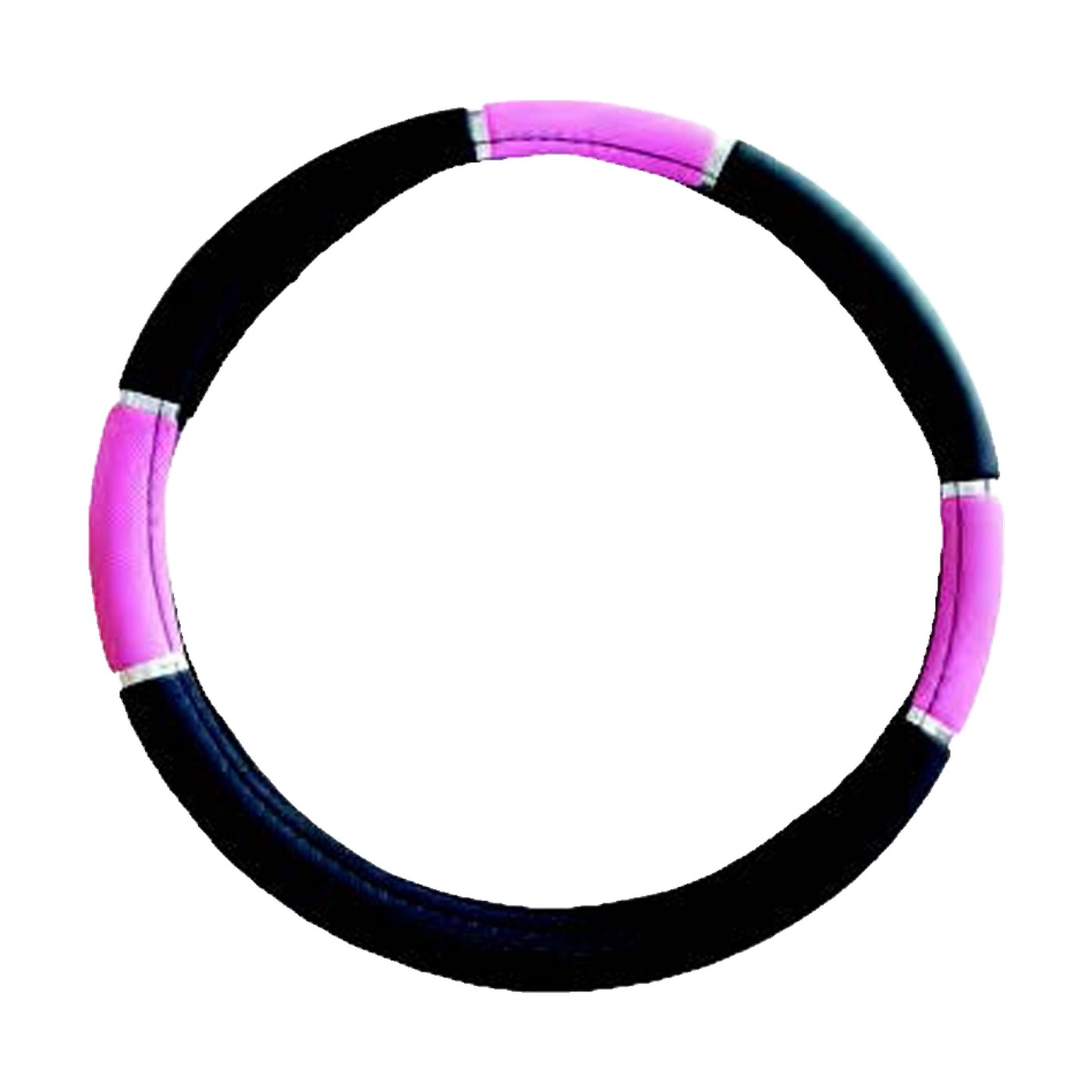 Cubre Volante Pvc Con Reflector Negro Y Fucsia Oregon