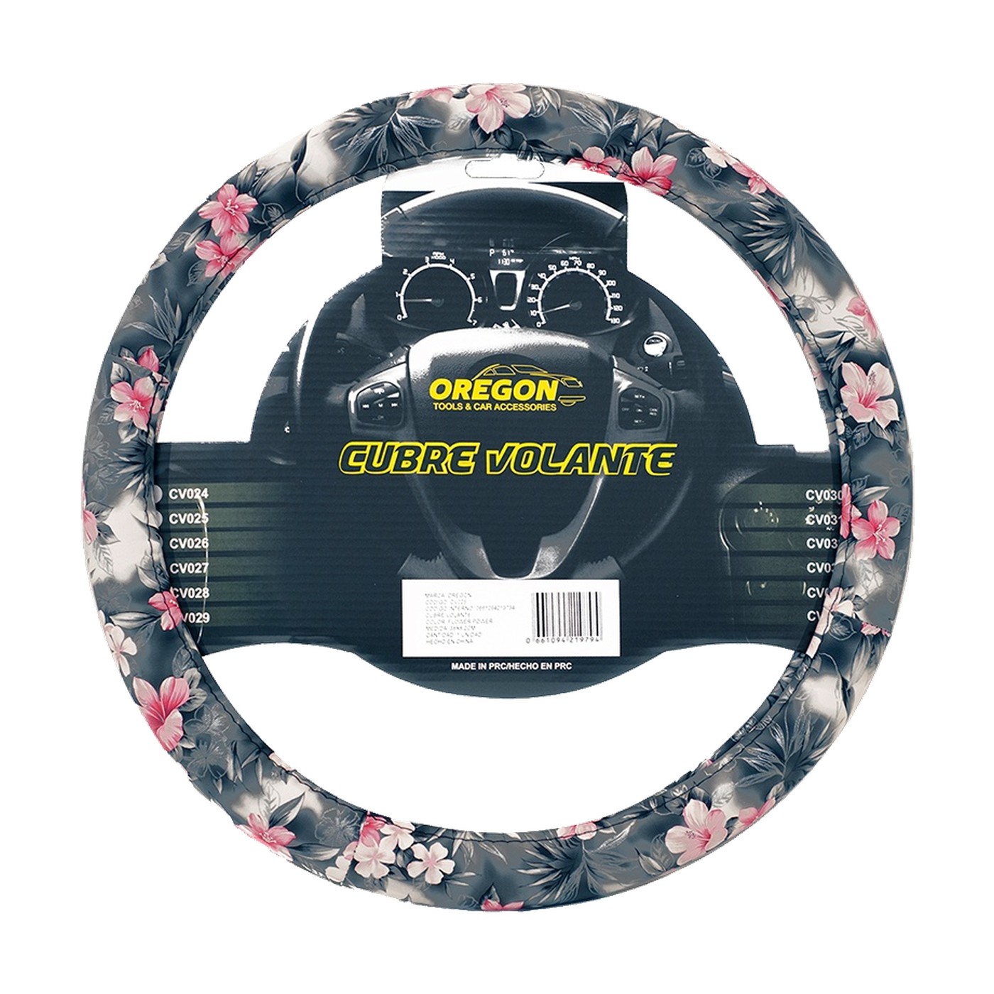 Cubre Volante Flower Power Pvc Oregon