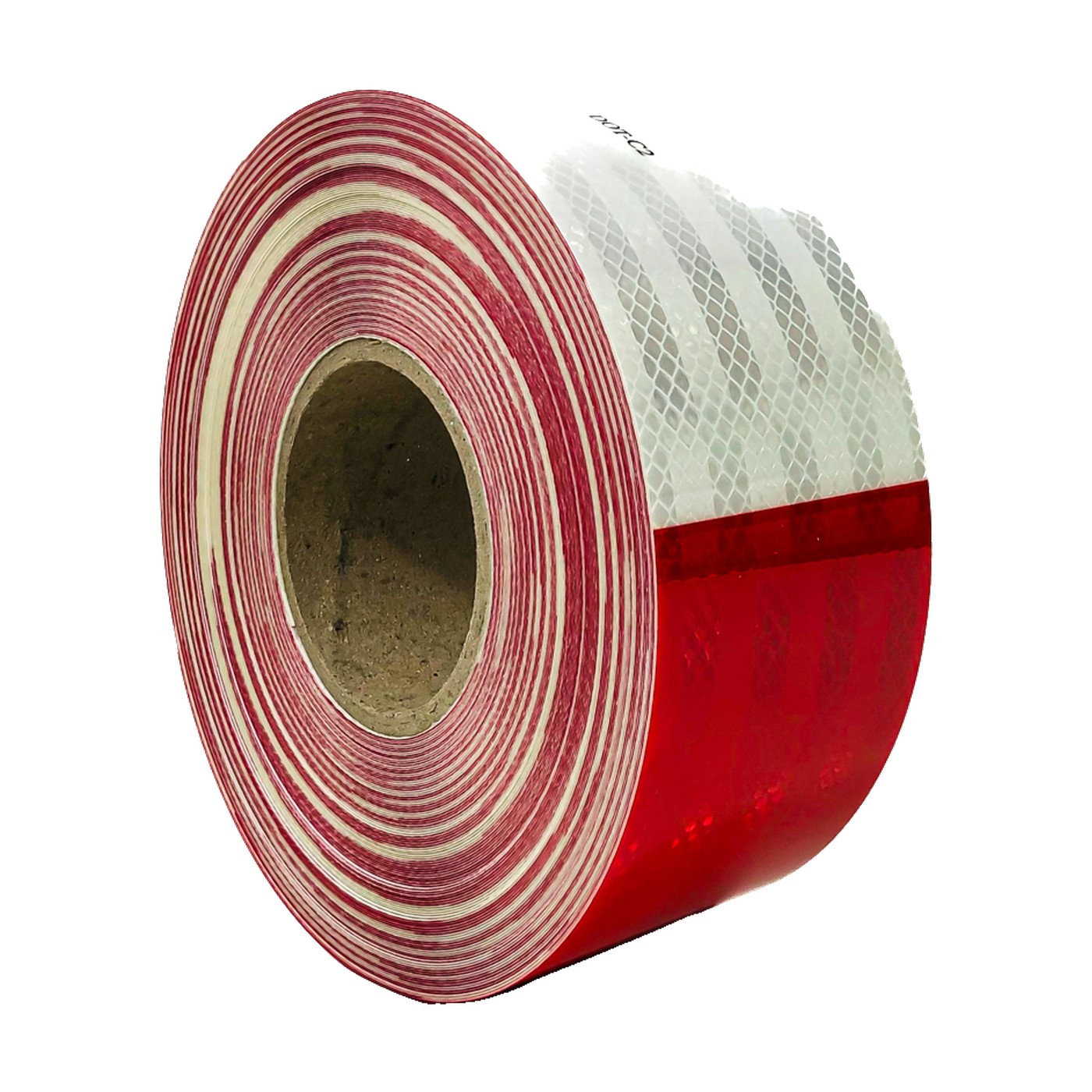 Cinta Reflectiva Tipo Dot 45 Metros X 7,5 Cm Blanco Y Rojo