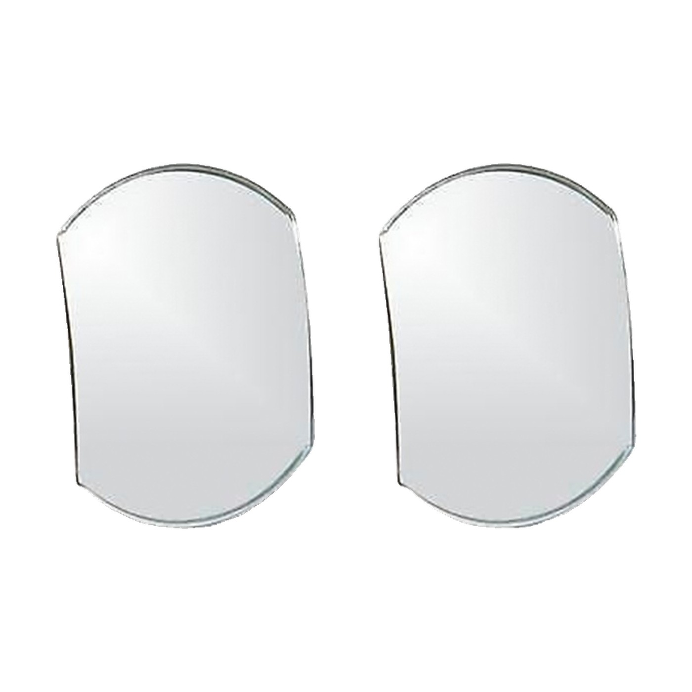 Espejo Retrovisor Punto Ciego 4x5 1/2 Pulgadas Ovalado Borde Metalico Oregon
