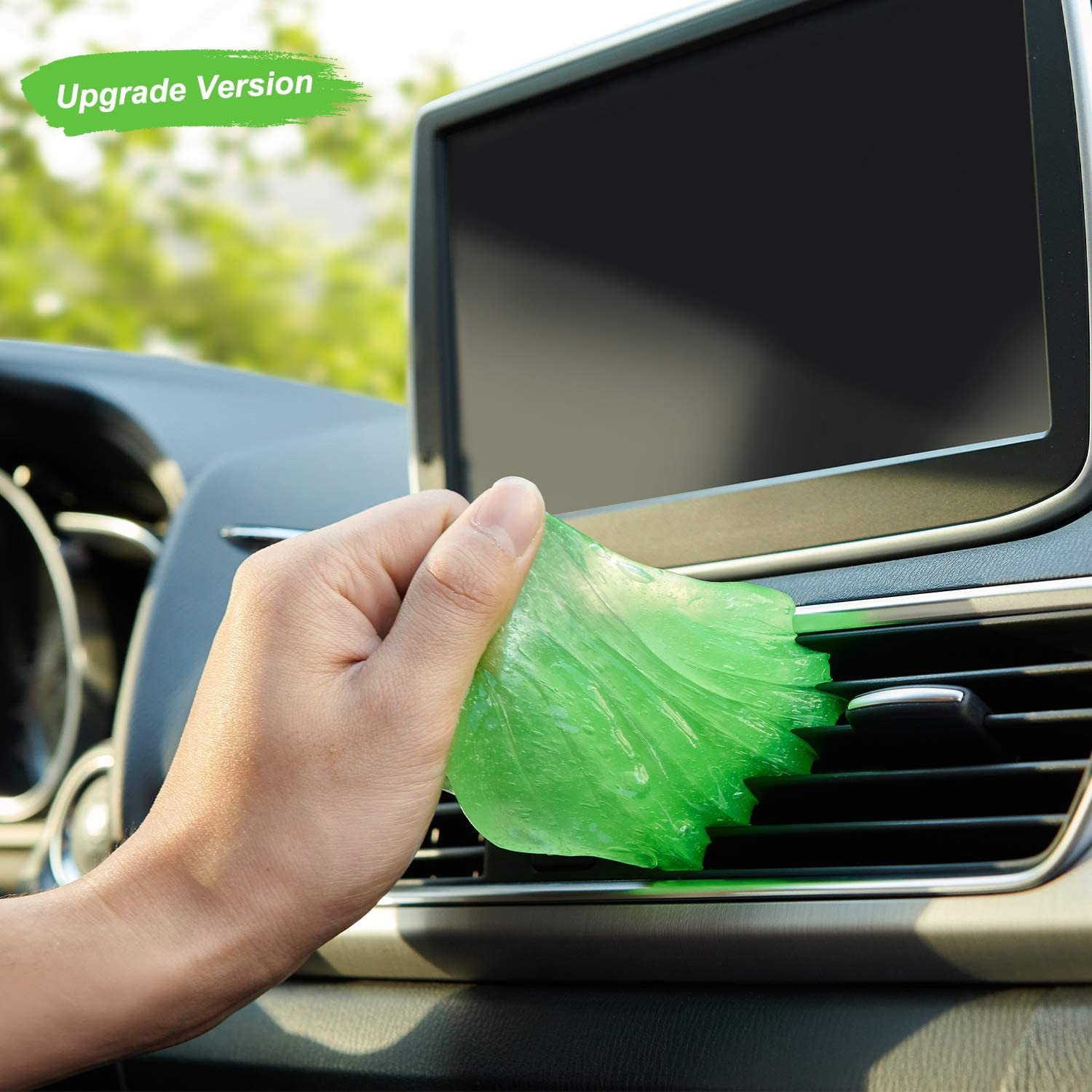 Gel Limpiador Multiuso Para Auto Aroma Manzana Verde 80 G Oregon