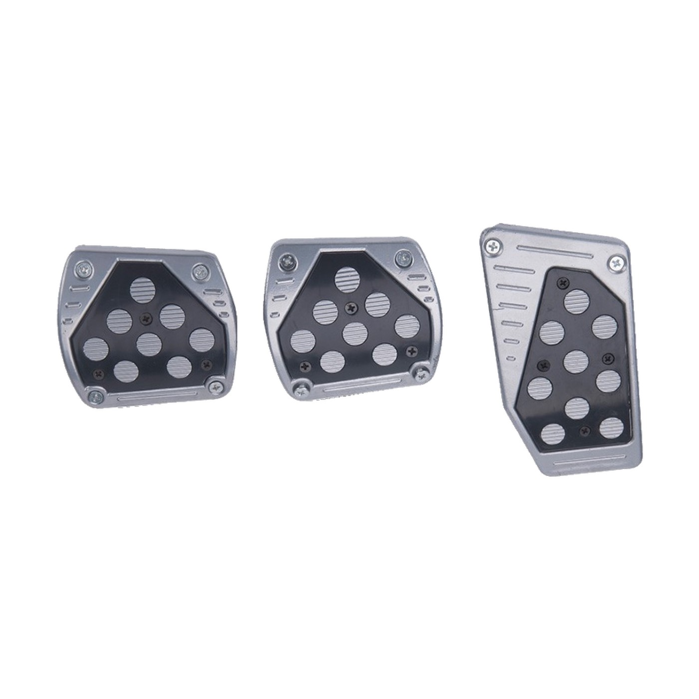 Cubre Pedales Deportivo Universal Negro Circulos 3 Piezas Oregon