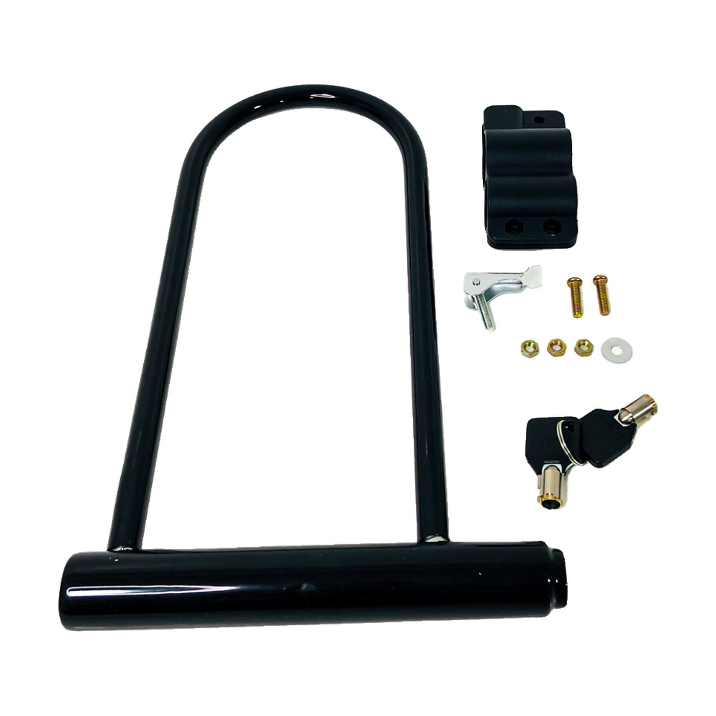 Traba Candado En U Para Moto Y Bici 180x320 Mm Con Llave Oregon
