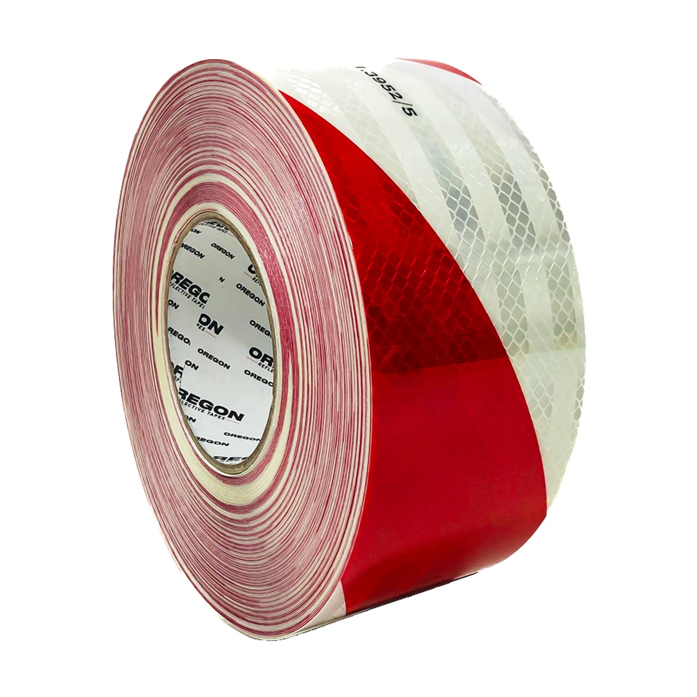 Cinta Reflectiva 45 Metros X 7,5 Cm Rojo Y Blanco Barricada
