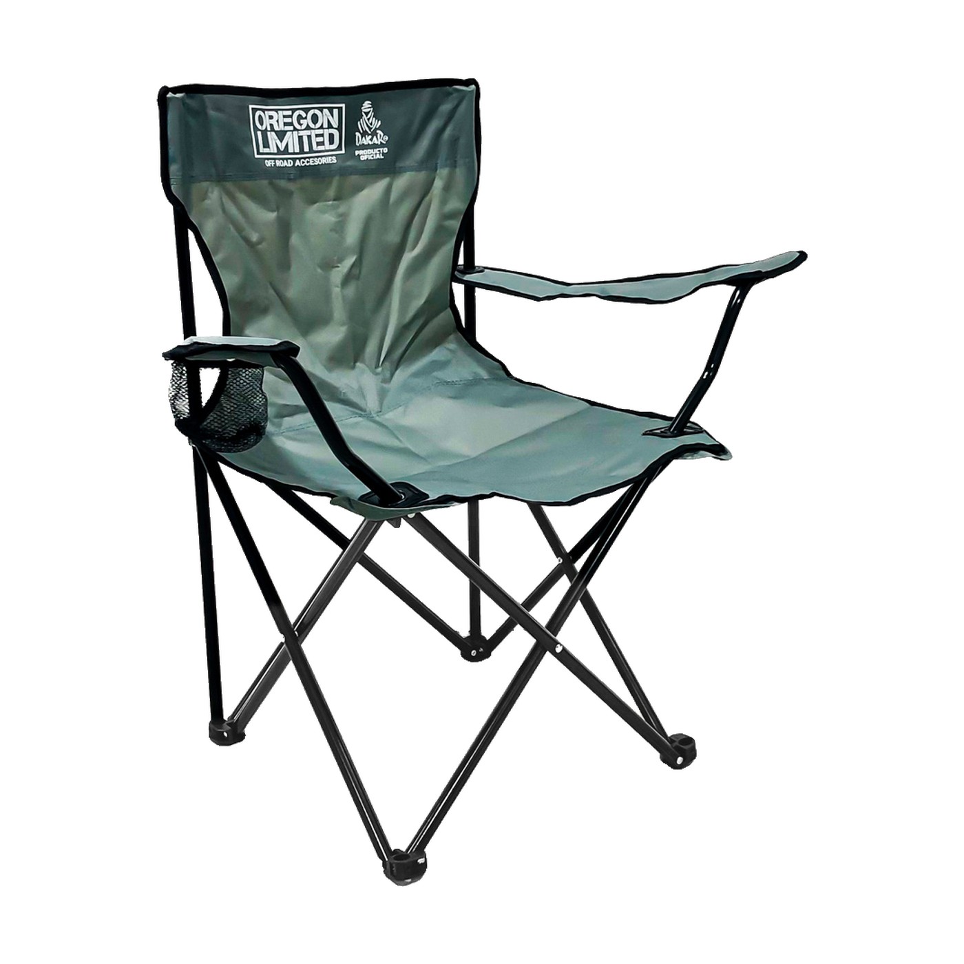 Silla Plegable Multiuso Offroad Playa 50x50x80 Cm Gris