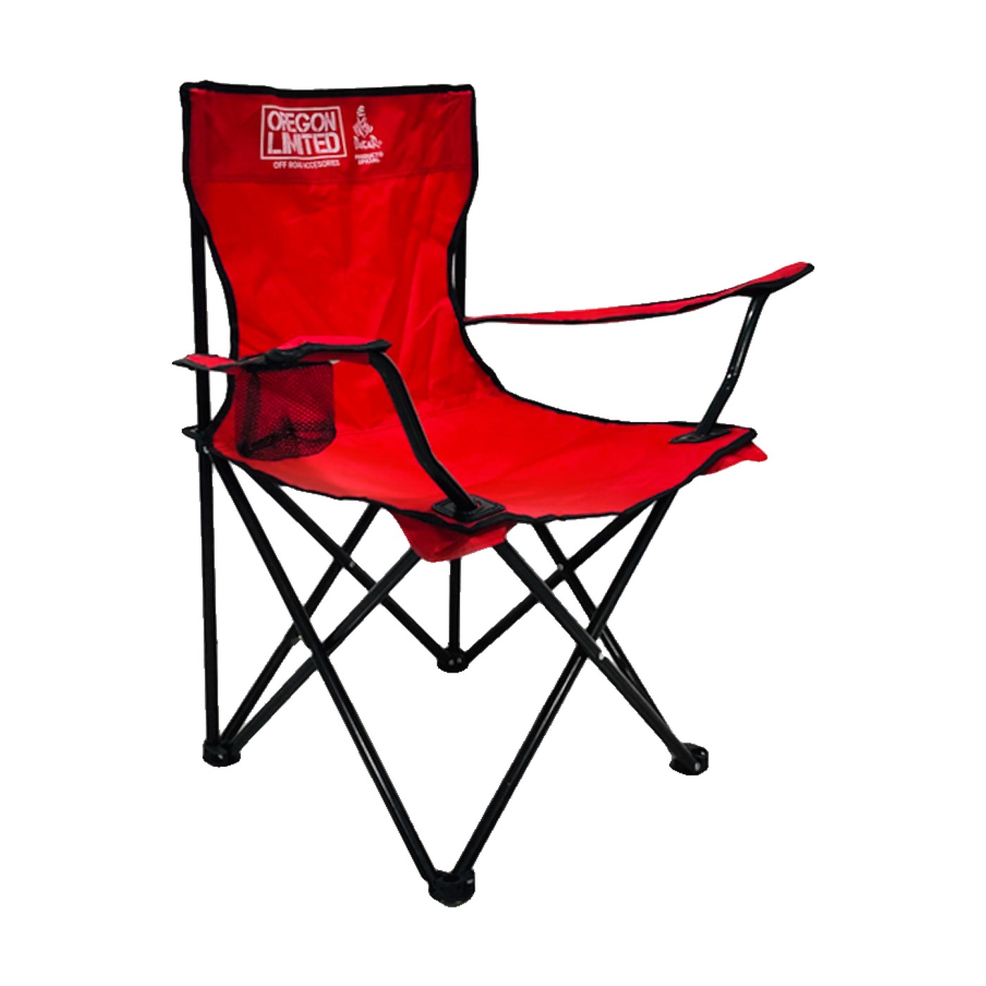 Silla Plegable Multiuso Offroad Playa 50x50x80 Cm Roja