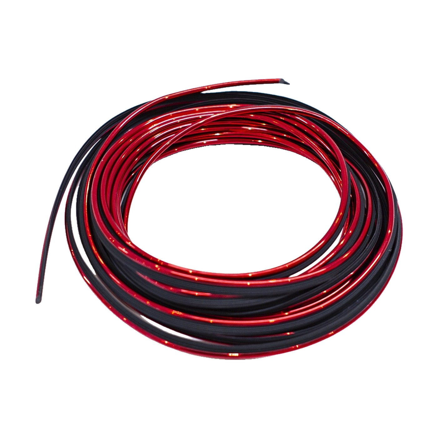 Moldura Decorativa De Encastre Pvc Rollo 5 Metros Oregon Rojo