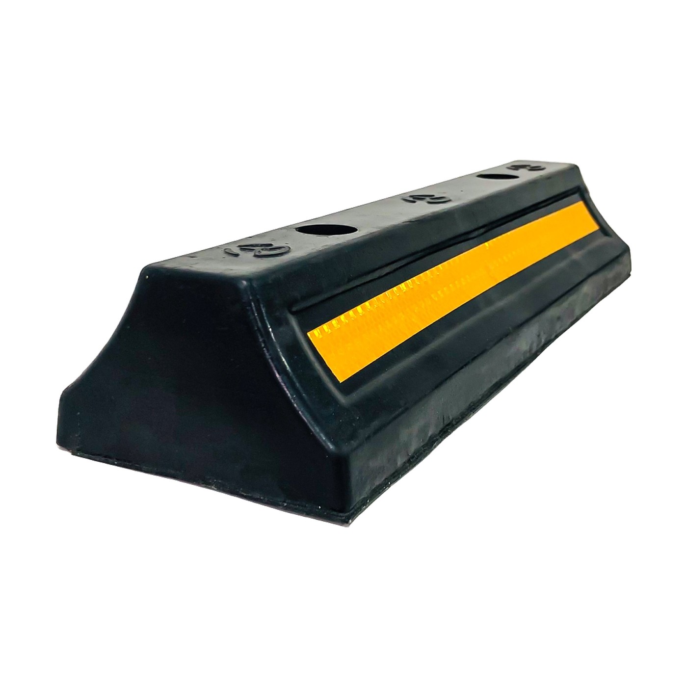 Tope Estacionamiento Goma Reflector 50x15 Cm 3,8 Kg Oregon