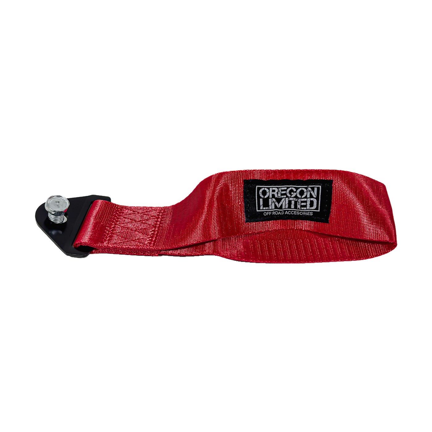 Cinta De Remolque Tuning Universal Roja Con Tornillo Oregon Roja