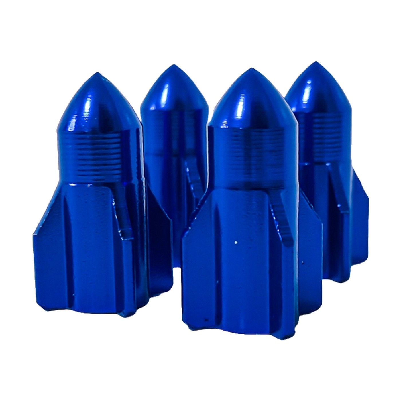 Tapas De Valvula Tuning Rocket Azules X4 Oregon