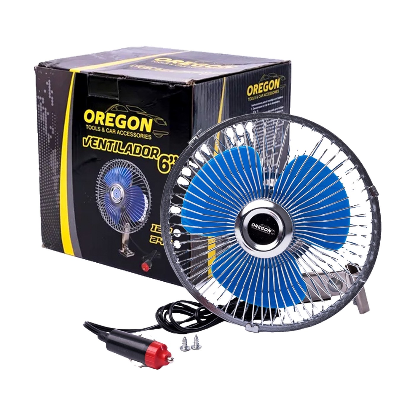 Ventilador Metalico Auto 6 Pulgadas 24v Oregon