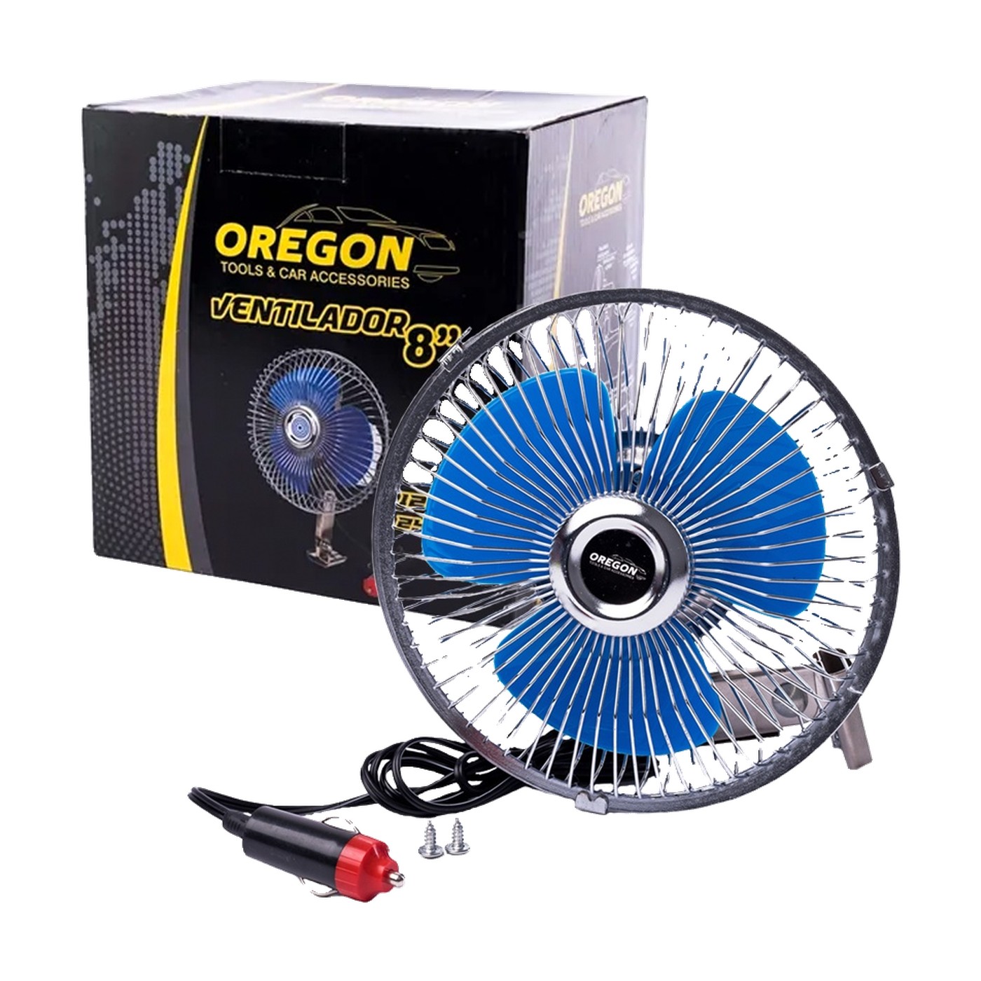 Ventilador Metalico Auto 8 Pulgadas 24v Oregon